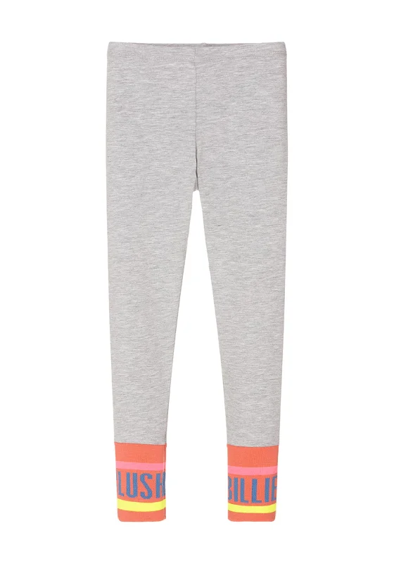 Billieblush Girls Jersey Legging, Grey