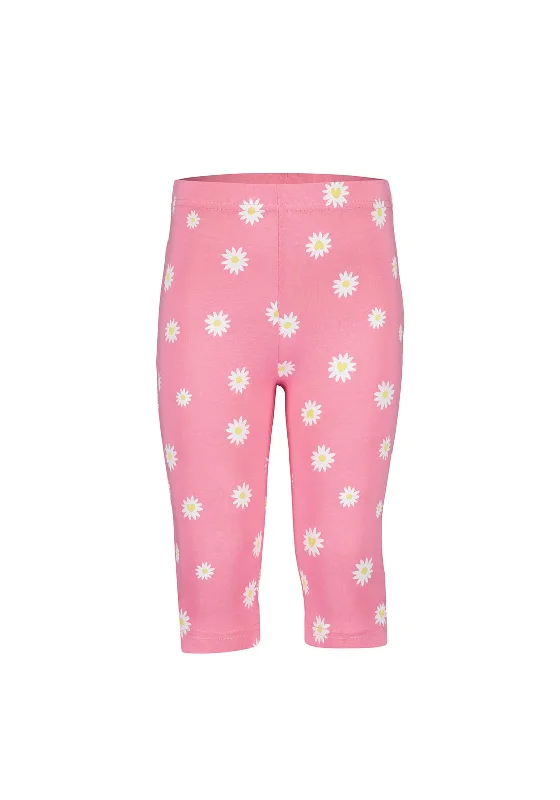 Blue Seven Girl Floral Capri Legging, Pink