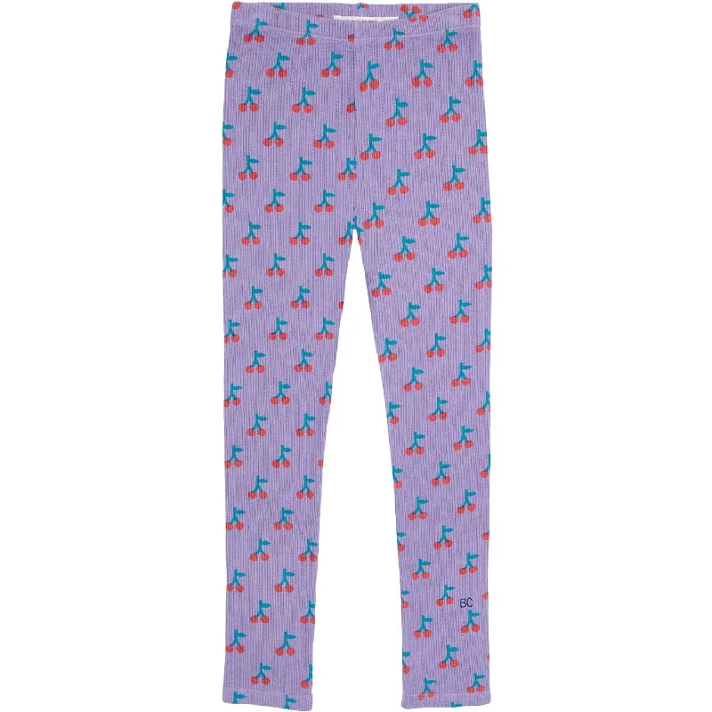 Bobo Choses Lavender Bobo Cherry All Over Legging