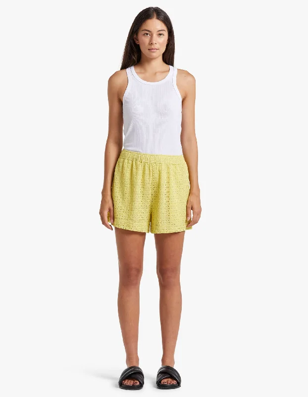 Agna Shorts - Pale Lime