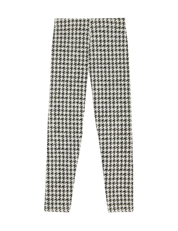 Cotton Rich Dogtooth Leggings