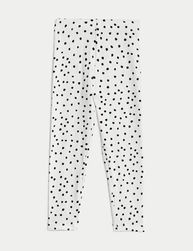 Cotton Rich Spotted Leggings