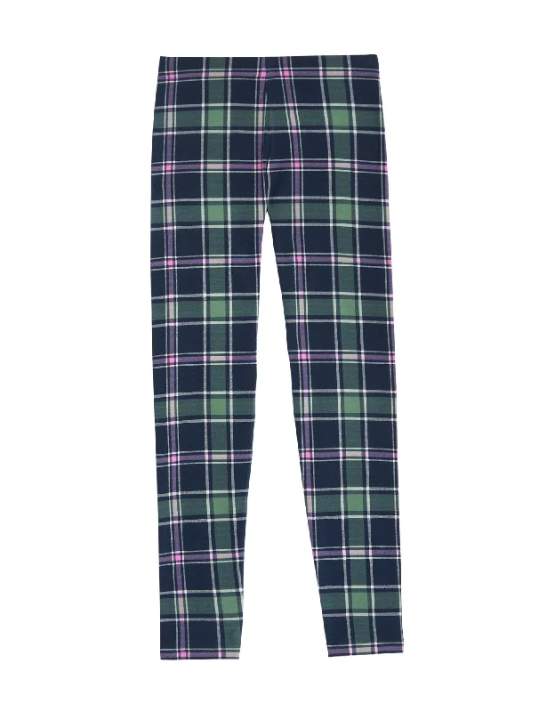 Cotton Rich Tartan Leggings