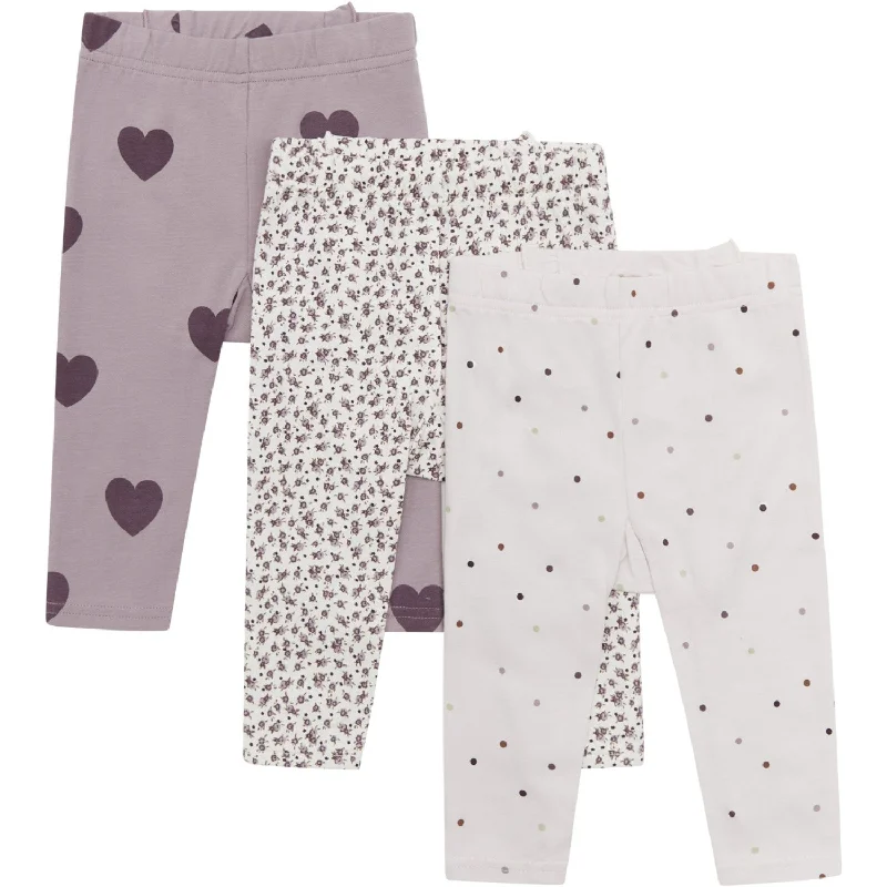 Hust & Claire Purple Dove Liva Leggings 3-pack