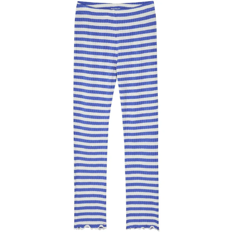 Mads Nørgaard Amparo Blue/Vanilla Ice 5x5 Classic Stripe Lala Leggings