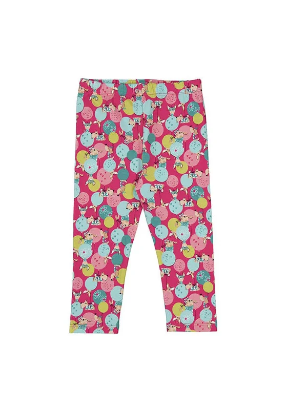 Mayoral Girl Balloon Print Legging, Pink Multi