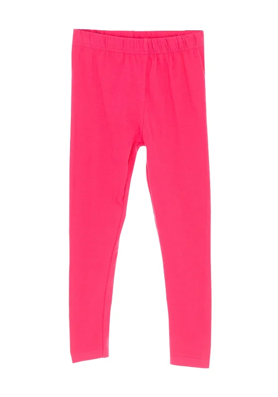 Minoti Girls Basic Legging, Hot Pink