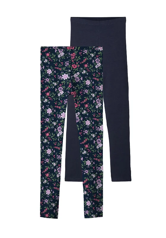 Name It Girl 2 Pack Vivian Legging, Dark Sapphire