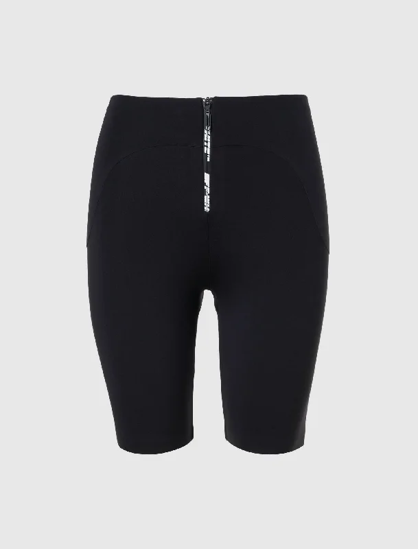 WOMEN'S ZIP LOGO CYCLING SHORTS