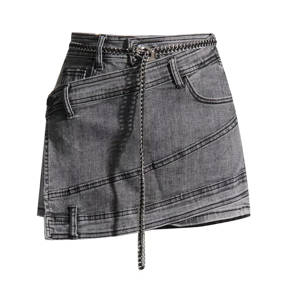 The Roxie High Waist Denim Shorts