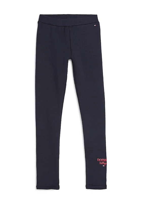 Tommy Hilfiger Girls Graphic Legging, Navy