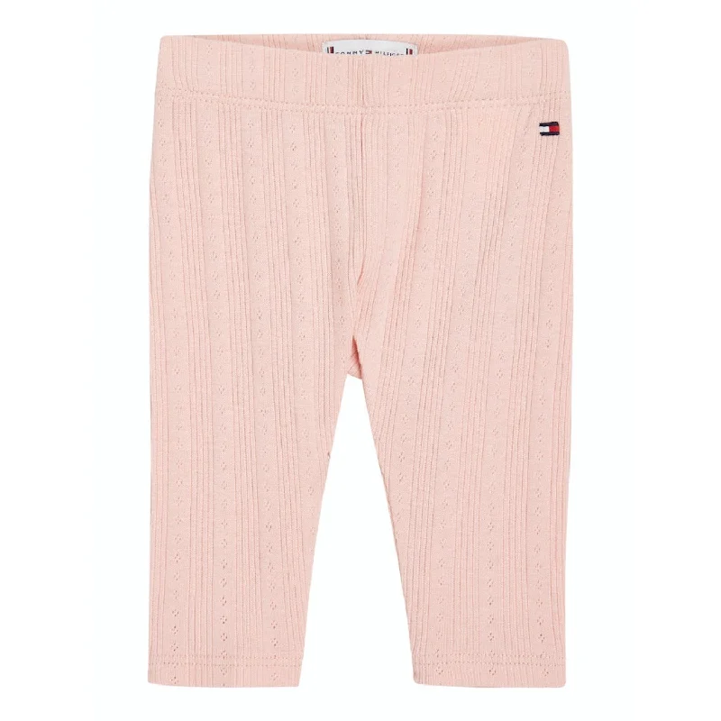 Tommy Hilfiger Soft Rose Flower Pointelle Legging