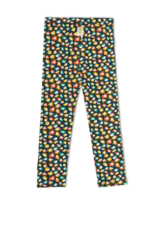 Tuc Tuc Girl Print Leggings, Green Multi