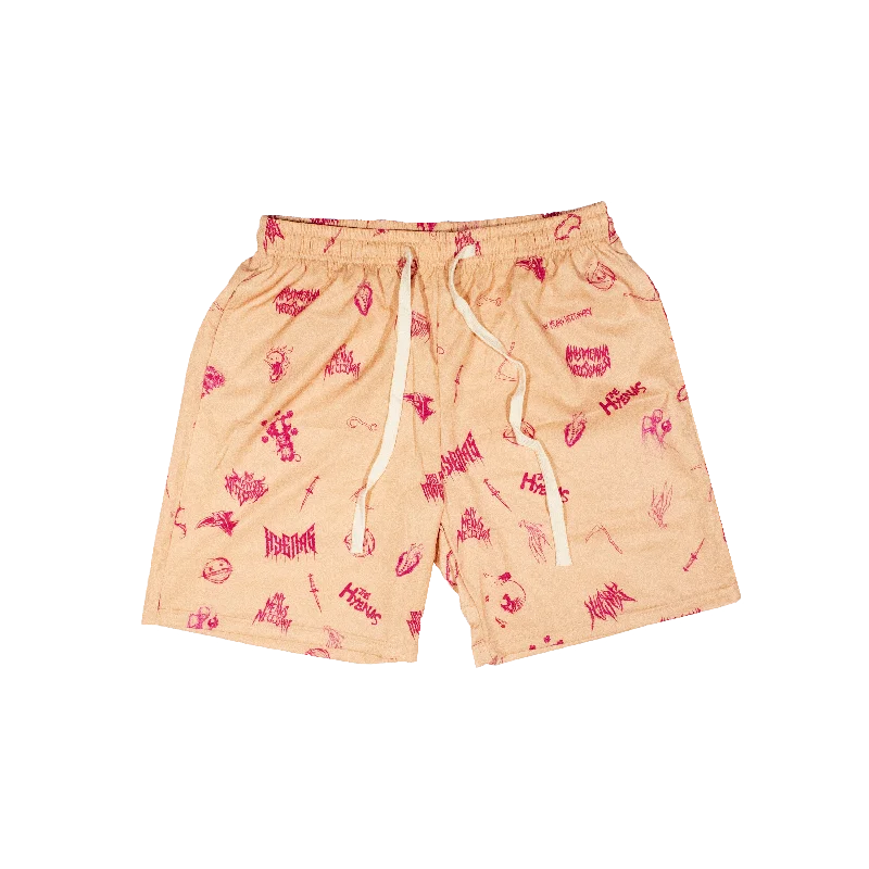 Wingbats Shorts Peach