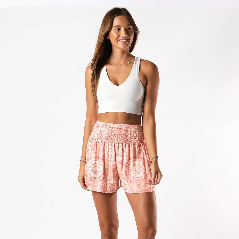 Women's Peach Beach Harem Shorts