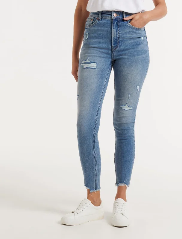 Ashley Mid Rise Skinny Jean