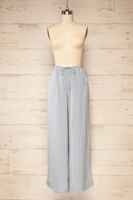 Koya Blue | Lined High-Waisted Pants