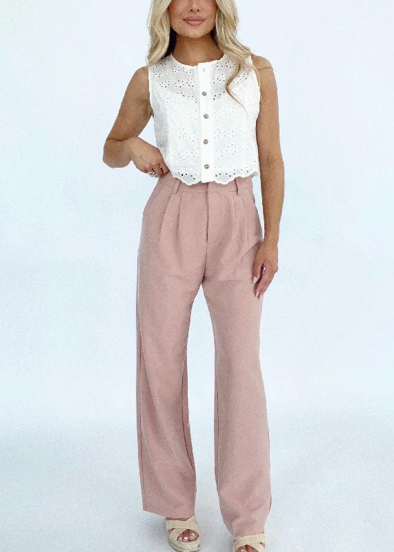 Pink Trouser Pants