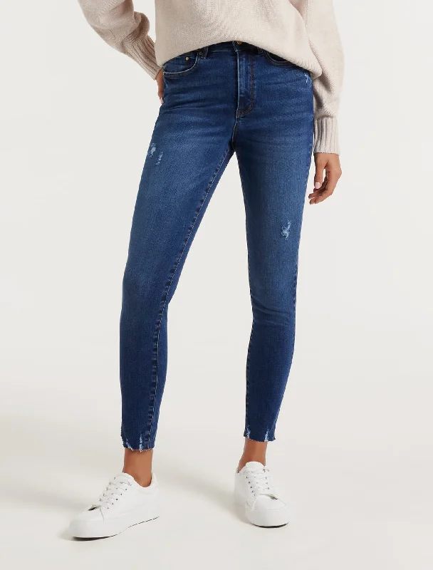 Nala Curvy Hi Rise Skinny Crop Jean