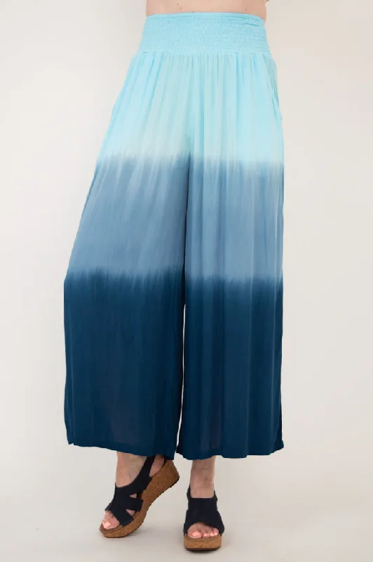 Sesa Pant, Turquoise Dip-Dye