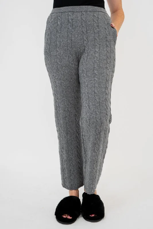 Ventura Pants, Grey, Wool Cashmere